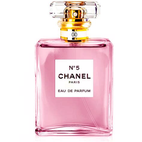 chanel no 5 pink bottle.